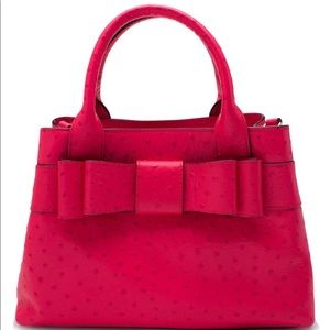 NWOT Kate Spade Charm City Ostrich Handbag